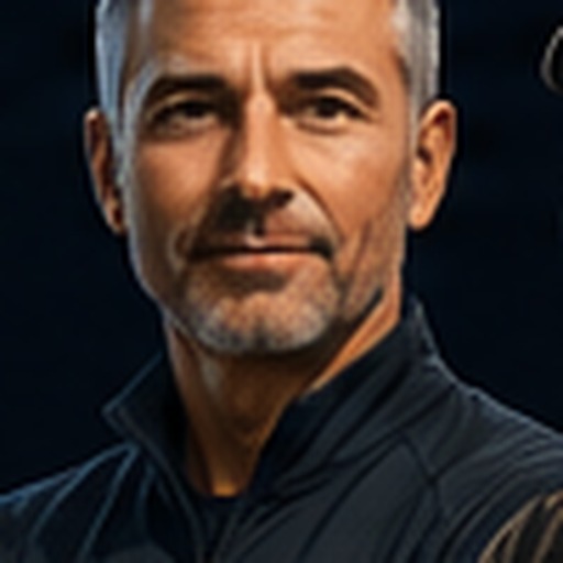 AI shooting coach Calder portrait